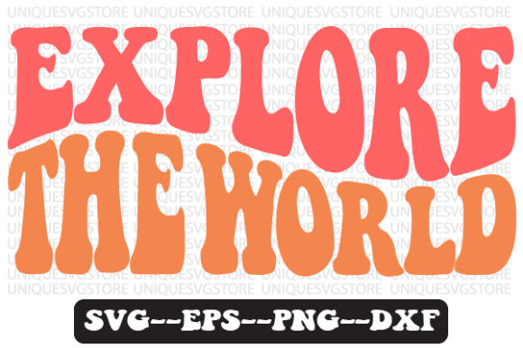 Explore the World Quote Retro Svg Design Review