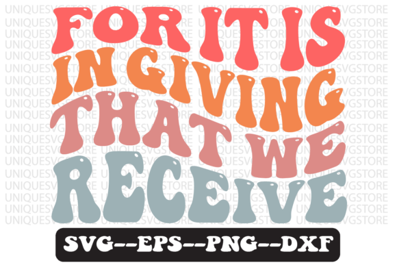 For It Is in Giving That We Receive SVG Review