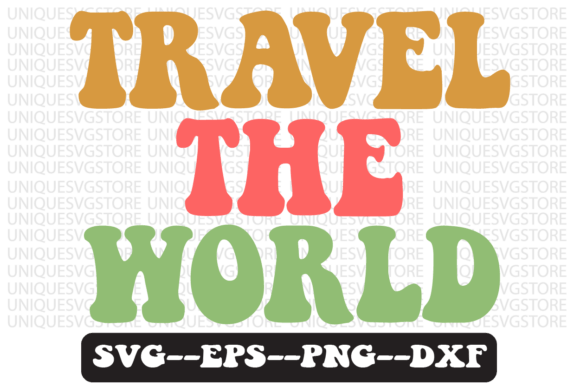 Travel the World Quote Retro Svg Design Review